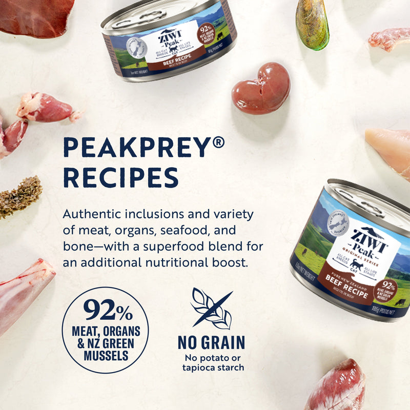 ZIWI Peak Wet Beef Recipe Cat Food 85g