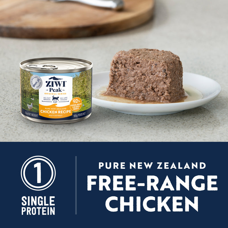 ZIWI Peak Wet Chicken Recipe Cat Food 185g x 12