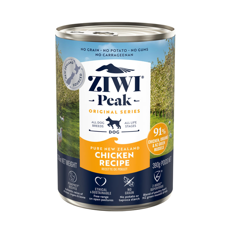 ZIWI Peak Wet Chicken Recipe Dog Food 390g x 12-Habitat Pet Supplies