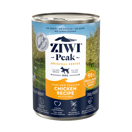 ZIWI Peak Wet Chicken Recipe Dog Food 390g