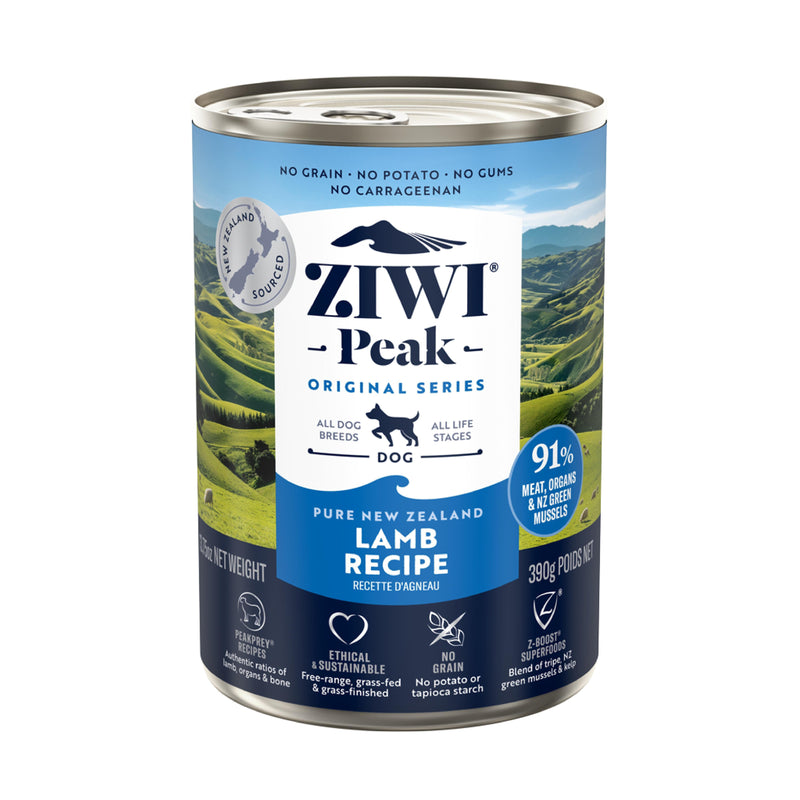 ZIWI Peak Wet Lamb Recipe Dog Food 390g-Habitat Pet Supplies