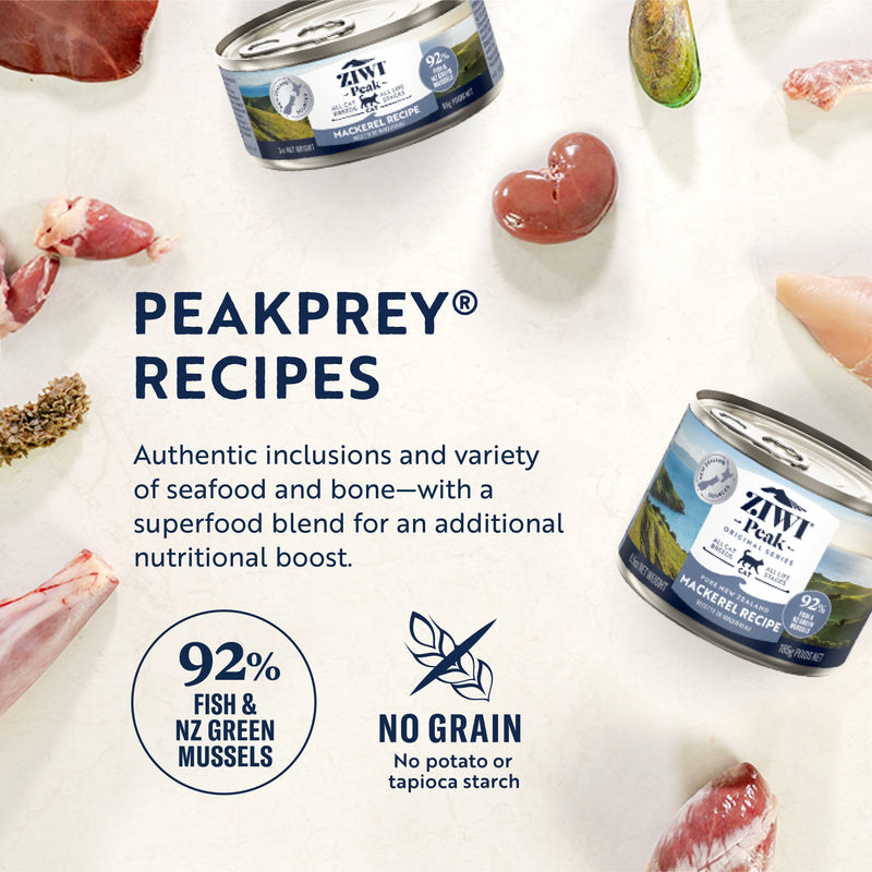 ZIWI Peak Wet Mackerel Recipe Cat Food 85g