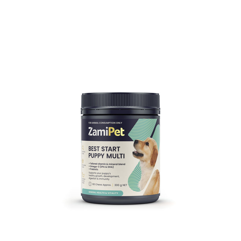 ZamiPet Best Start Puppy Multi Chews 300g 100 Pack-Habitat Pet Supplies