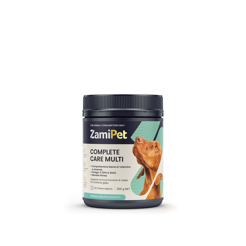 ZamiPet Complete Care Multi Chews for Dogs 300g 60 Pack-Habitat Pet Supplies