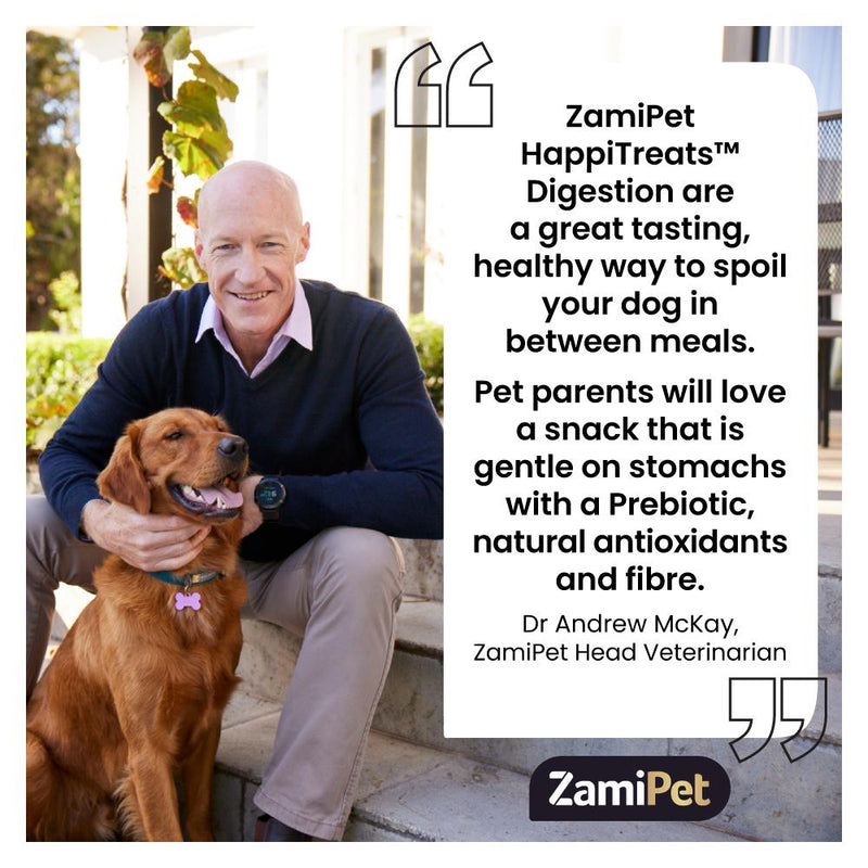 ZamiPet Happitreats Digestion Chews for Dogs 200g 30 Pack