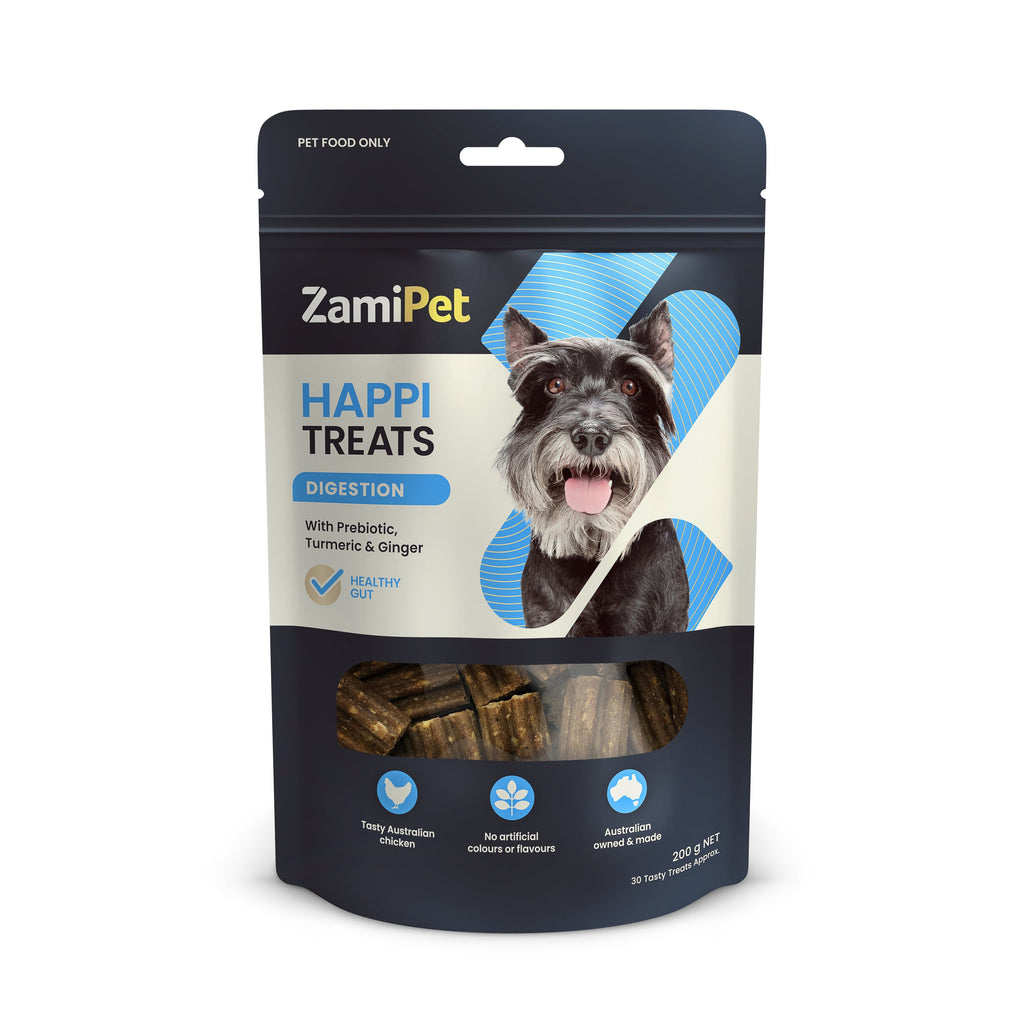 ZamiPet Happitreats Digestion Chews for Dogs 200g 30 Pack-Habitat Pet Supplies