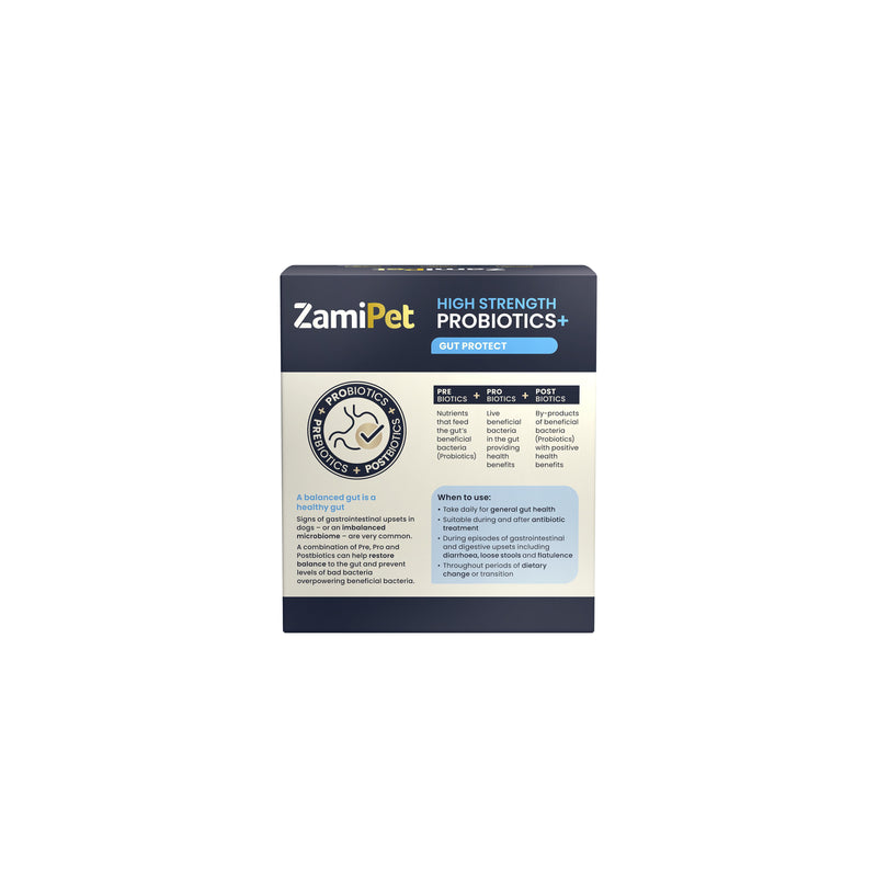 ZamiPet High Strength Probiotics Gut Protect for Dogs 30 Sachets^^^