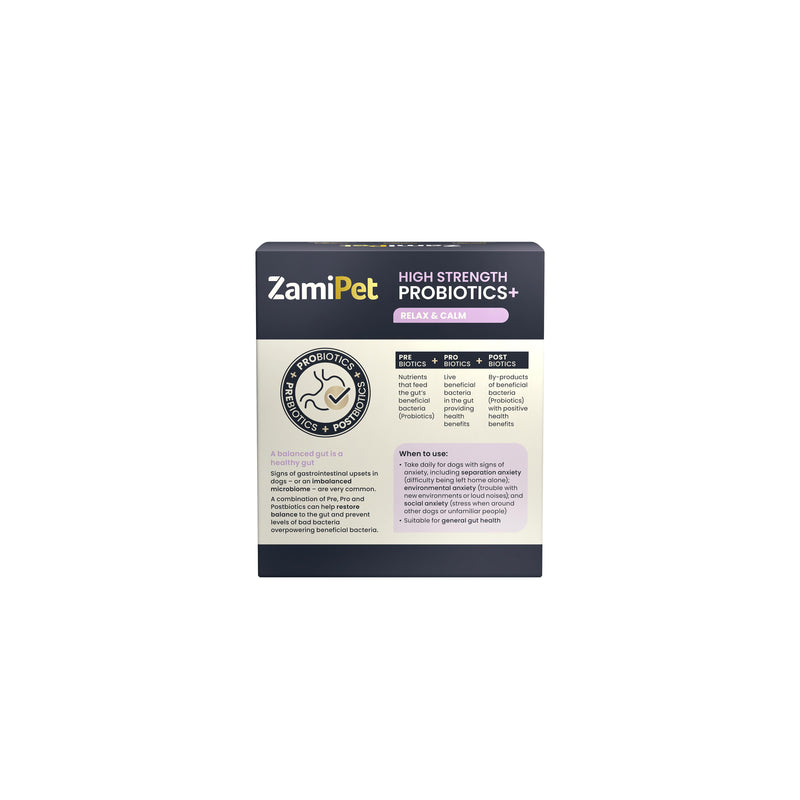 ZamiPet High Strength Probiotics Relax and Calm for Dogs 30 Sachets^^^
