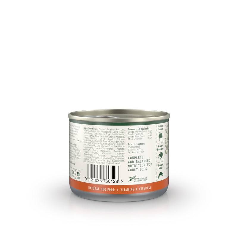 Zealandia Brushtail Pate Wet Dog Food 185g x 24