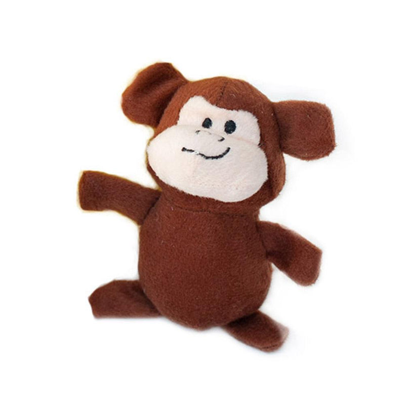 Zippy Paws Banana and Monkeys Burrow Dog Toy (+_+)