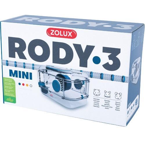 Zolux Rody 3 Small Animal Cage Mini Blue*