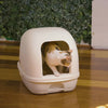 Ezi-LockOdour Dual Layer Cat Litter System Hooded Cat Litter Tray (+_+)
