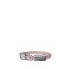 frank green Blushed Dog Collar and Tag Small-Habitat Pet Supplies