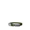 frank green Khaki Dog Collar and Tag Small-Habitat Pet Supplies