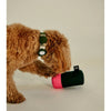 frank green Khaki and Neon Pink Squeaky Bottle Dog Toy